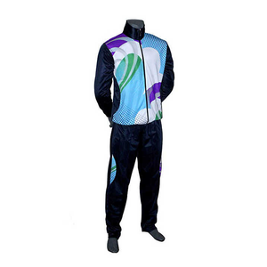 Venta al por mayor personalizado Running Stripes Zip Jogging Sublimación Chándal - Product Image 1