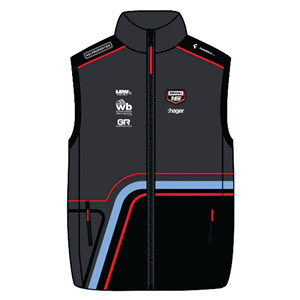 Gilet matelassé sans manches décontracté imperméable surdimensionné, prix d'usine, personnalisable, imprimé par sublimation, patchs brodés - Product Image 2