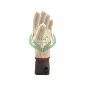Gants de sécurité industriels en coton indonésien, tricotés, antistatiques, anti-chocs, haute qualité, usage général, longueur 26 cm - Product Image 5