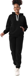 Survêtements en molleton 100% coton personnalisés pour femmes pull à capuche avec poches vêtements de salon décontractés confortables pour tous les jours pour l'hiver - Product Image 2