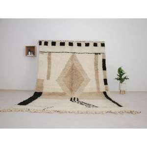 Tapis marocains faits main en laine, authentiques tapis berbères, laine naturelle, artisanat artisanal, taille et couleurs personnalisables, haute qualité - Product Image 2