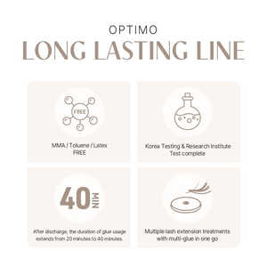 Primer para Pestañas Optimo Prime, Fijación Fuerte, Resistente al Agua, Pegamento para Extensiones de Pestañas con Logotipo Personalizado, Bajo en Vapores - Product Image 3