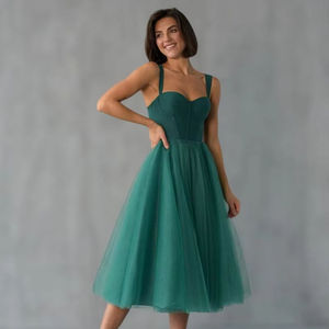 Forest Green Prom Dresses - Bridesmaid & Party Gowns
