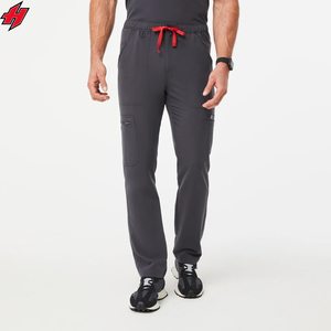 Traje médico de enfermera personalizado para mujer Chaqueta de manga corta transpirable estilo Jogger hospitalario con uniformes médicos de tela tejida - Product Image 2