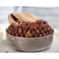 Mangkuk coklat logam kualitas tinggi warna emas dan putih mangkuk manis buatan tangan keluaran terbaru dekoratif mewah Server permen logam