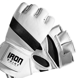 Guantes profesionales personalizables de cuero real MMA para adultos, guantes de entrenamiento de PVC, equipo de boxeador para artes marciales, Boxeo - Product Image 6