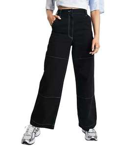 กางเกงยีนส์เดนิมคุณภาพสูงสำหรับผู้หญิง |   กางเกงแฟชั่นวินเทจทรงสกินนี่ ผ้าฝ้าย 100% |   ระบายอากาศได้ดี แห้งเร็ว สไตล์ลำลองทรงตรง - Product Image 1