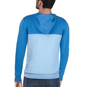 100% Premium Quality Custom Made Two tone Hoodies <b>blue</b> shade Winter basics light weight <b>Hoodie</b> - Product Image 2