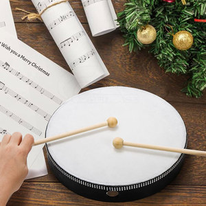 กลองชาแมนทำมือ โครงสร้างเป็นมิตรกับสิ่งแวดล้อม หนังกลองทำจากหนังวัว สำหรับพิธีกรรมและการผ่อนคลาย - Product Image 6