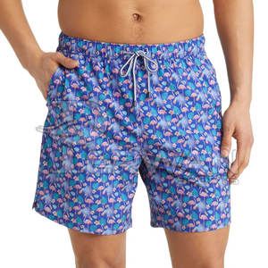 Pantalones cortos de playa de tamaño personalizado para hombre con bolsillos patrón sólido mejor calidad en Pakistán teñido liso con el último diseño - Product Image 2
