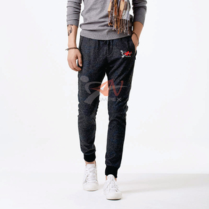 Pantalon décontracté en coton pour homme, imprimé sur mesure, de haute qualité, avec logo personnalisé, imperméable, respirant, taille élastique, épaisseur polaire - Product Image 3