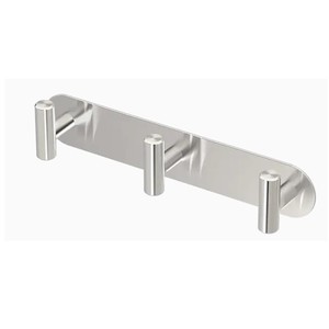 Nuevo gancho de pared de metal plateado Funcionalidad elegante para la organización del abrigo - Product Image 3