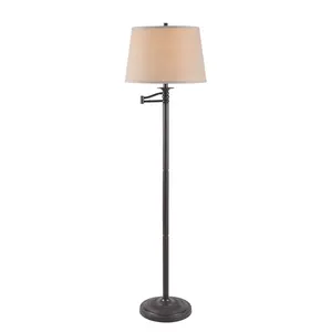 Superb Quality Wholesale Adjustable Tall Standing Luxury Decorative metal black 59" Swing Arm Floor Lamp For Home/Office
