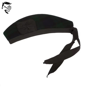 "Dernière conception Glengarry Caps | Chapeaux en laine unisexe de qualité supérieure avec broderie à prix de gros abordable" - Product Image 5