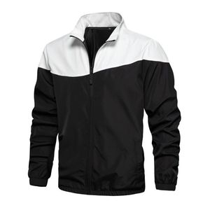 OEM Wholesale Stylish <b>Men's</b> Bomber <b>Jacket</b> Custom Design Lightweight Windbreaker Casual Outerwear Windbreaker Softshell <b>Jackets</b> - Product Image 2