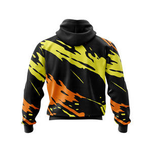 Veste à capuche unisexe en molleton français de haute qualité avec fermeture éclair intégrale, imprimé, cordon de serrage, polyester/coton 460GSM, sports d'hiver - Product Image 5