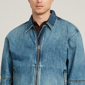 Multi Pockets Custom Design <b>Men</b> <b>Denim</b> <b>Jackets</b> With Custom Embroidery Logo / Reasonable Price <b>Men</b> <b>Denim</b> <b>Jackets</b> - Product Image 5