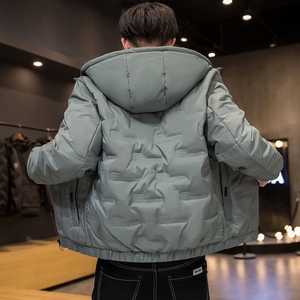 Venta al por mayor de logotipo personalizado OEM estampado invierno algodón abrigo burbuja chaqueta de los hombres de gran tamaño al aire libre los hombres Puffer chaquetas - Product Image 6