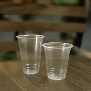Viet Nam vente en gros 95mm 12oz-24oz Transparent simple paroi jetable écologique PP gobelets en plastique couvercles pour café Soda partie - Product Image 3