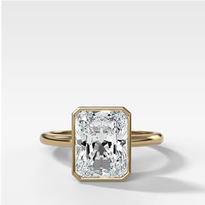 Anillo de Compromiso con Diamante de Corte Radiante de 2.00 CT con Certificación IGI, Diseño de Halo con Bisel Completo, Anillo de Boda, Anillo de Aniversario para Mujer - Product Image 4