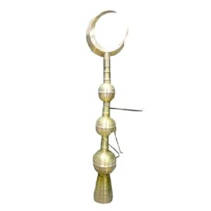 Minarets en laiton faits à la main de haute qualité artisanat arabe de Style religieux avec belle décoration en métal fini polonais - Product Image 2