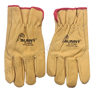Gants de travail à usage général pour hommes, soudage de sécurité, construction, pilote de travail en cuir, gants à main pour hommes - Product Image 3