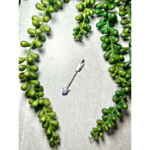 Colgante de Plata de Ley con Ópalo de Joe Martinez, Diseño de Gota de Agua Religiosa, Incrustaciones de Diamantes y Perlas, Engaste de Bisel Plateado, Regalo Religioso - Product Image 4