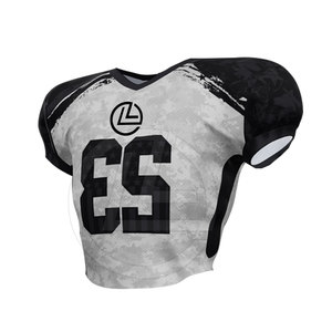 Votre propre uniforme de football américain personnalisable - Respirant, 100% polyester, service OEM, couleur et logo personnalisés, unisexe, adulte - Product Image 4