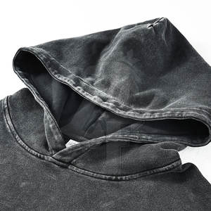 Le Pakistan a fabriqué des sweats à capuche classiques à effet vintage délavés pour hommes, confortables, élégants et intemporels - Product Image 3