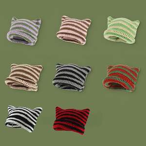 Gorro Jacquard bordado de hombre y mujer de acrílico de alta calidad con logotipo personalizado - Product Image 6