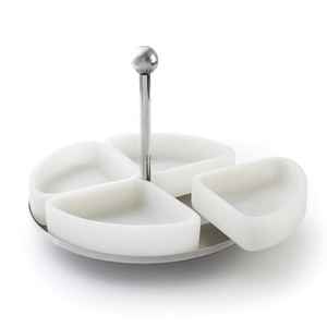 Large Silver Metal <b>Bowl</b> Decorative <b>Salad</b> <b>Bowl</b> Metal <b>Salad</b> <b>Bowl</b> <b>Server</b> Set Eco-Friendly American Style Polished Dinnerware - Product Image 3