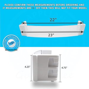 Nuevo Estante para Puerta de Refrigerador Compatible con GE, de Plástico, con Garantía de por Vida - Product Image 6