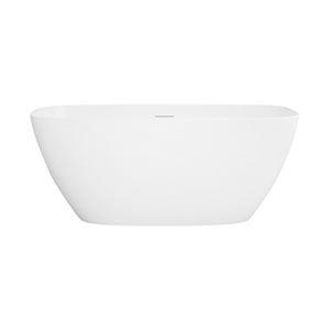 Baignoire autoportante rectangulaire Salvere FW-3302, moderne, installation facile, en acrylique, pour appartement - Product Image 6