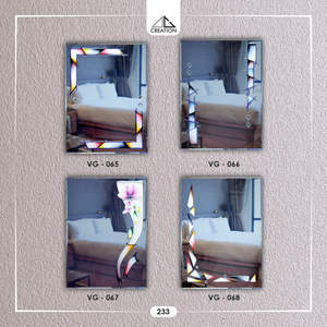 Exclusive V-groove Bathroom <b>Vanity</b> <b>Mirror</b> with clear reflection for Modern Interior spaces from India - Product Image 3