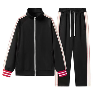 Ensemble de survêtement décontracté pour homme, à capuche, uni, respirant, léger, séchage rapide, élégant, deux pièces, vente en gros, service personnalisé - Product Image 3