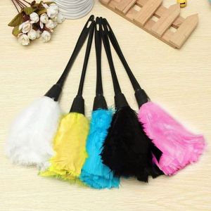 <span class=keywords><strong>Plumeau</strong></span> <span class=keywords><strong>en</strong></span> plumes de dinde naturelles teintes à la main, écologique, réutilisable, de couleur bleue <span class=keywords><strong>arc</strong></span>-<span class=keywords><strong>en</strong></span>-<span class=keywords><strong>ciel</strong></span>, pas cher, pour le nettoyage, la maison, la voiture, le bureau - Product Image 1