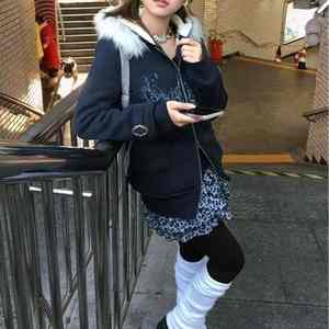 Sudadera con Capucha de Diseño Nuevo Estilo 2025 con Capucha de Piel, Sudadera Extra Grande y Gruesa de Moda Invernal para Hombre - Product Image 4