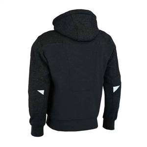<b>Black</b> Color <b>Zip</b> Up Men's <b>Hoodies</b> Wholesale Best Selling Zipper With Pocket Basics New Design Cotton Material Breathable <b>Hoodies</b> - Product Image 2