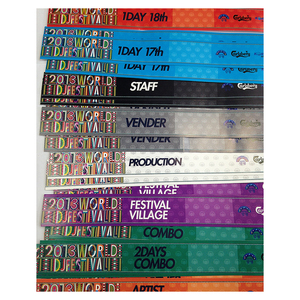 Bracelet jetable écologique personnalisé YUPO en papier imperméable pour impression offset dans les parcs et les festivals - Product Image 4