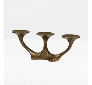 Portavelas de aluminio artístico moderno Diseño único para el ambiente lujoso del hogar y la decoración de eventos navideños - Product Image 1