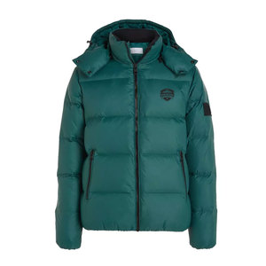 Veste matelassée d'hiver pour homme, col montant, logo personnalisable, grandes tailles, tissu respirant et écologique, vente en gros - Product Image 1