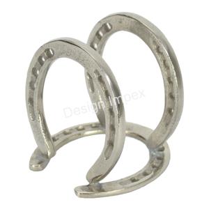 Porte-serviettes équestre nickelé Distributeur de mouchoirs en forme d'étrier de cheval Porte-serviettes pour hôtels et restaurants Prix bon marché - Product Image 6