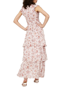 Vestido con volantes rosa de diseño moderno de proveedor indio con tela cómoda para cada ocasión de India - Product Image 4