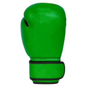 Guantes de boxeo equipo de entrenamiento con correa de muñeca segura acolchado protector de tela transpirable adecuado para la práctica de combate - Product Image 4