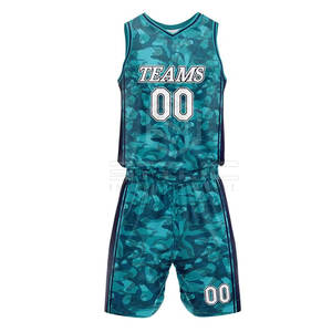 Uniformes de basket-ball pour hommes anti-rides en polyester durable fabriqué par des professionnels - Product Image 2