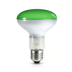 Bombillas Incandescentes R80 E27 230V 60W con Reflector Verde - Product Image 2