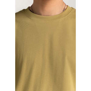 Camiseta Oversize de Manga Corta, Ecológica, 100% Algodón, Diseño Liso, Ligera, Estampada con Serigrafía, Elegante, de Color Sólido - Product Image 2