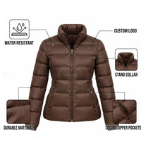 Veste matelassée pour femme de qualité supérieure, couleur personnalisée, grande taille, pour un usage décontracté en extérieur