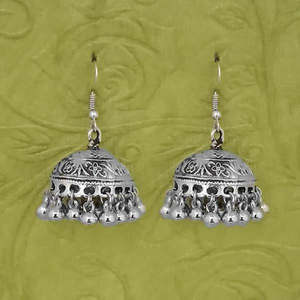 "Boucles d'Oreilles Jhumki Fashion Perles Oxydées-1314591" - Product Image 1