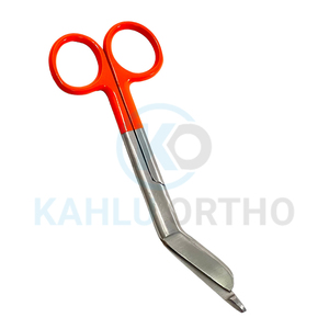 KAHLU ORTHOPEDIC-Tijeras de vendaje quirúrgico con mango rojo personalizado, acero inoxidable, alta calidad, novedad - Product Image 1
